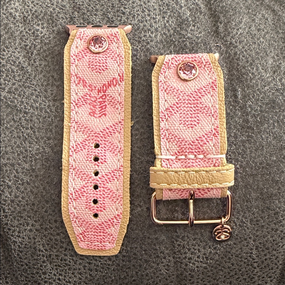 Goyard Pink and Beige Spark*l Watch Band